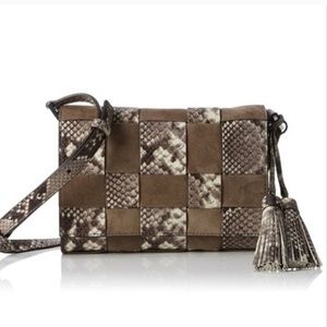 Michael Kors Vivian Med.Dark DuneLeather CrossBody
